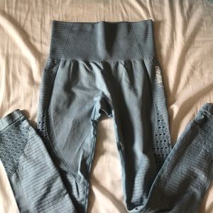 Light blue energy seamless Gymshark leggings, M
